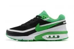 nike air max bw classic homme noir blanc vert